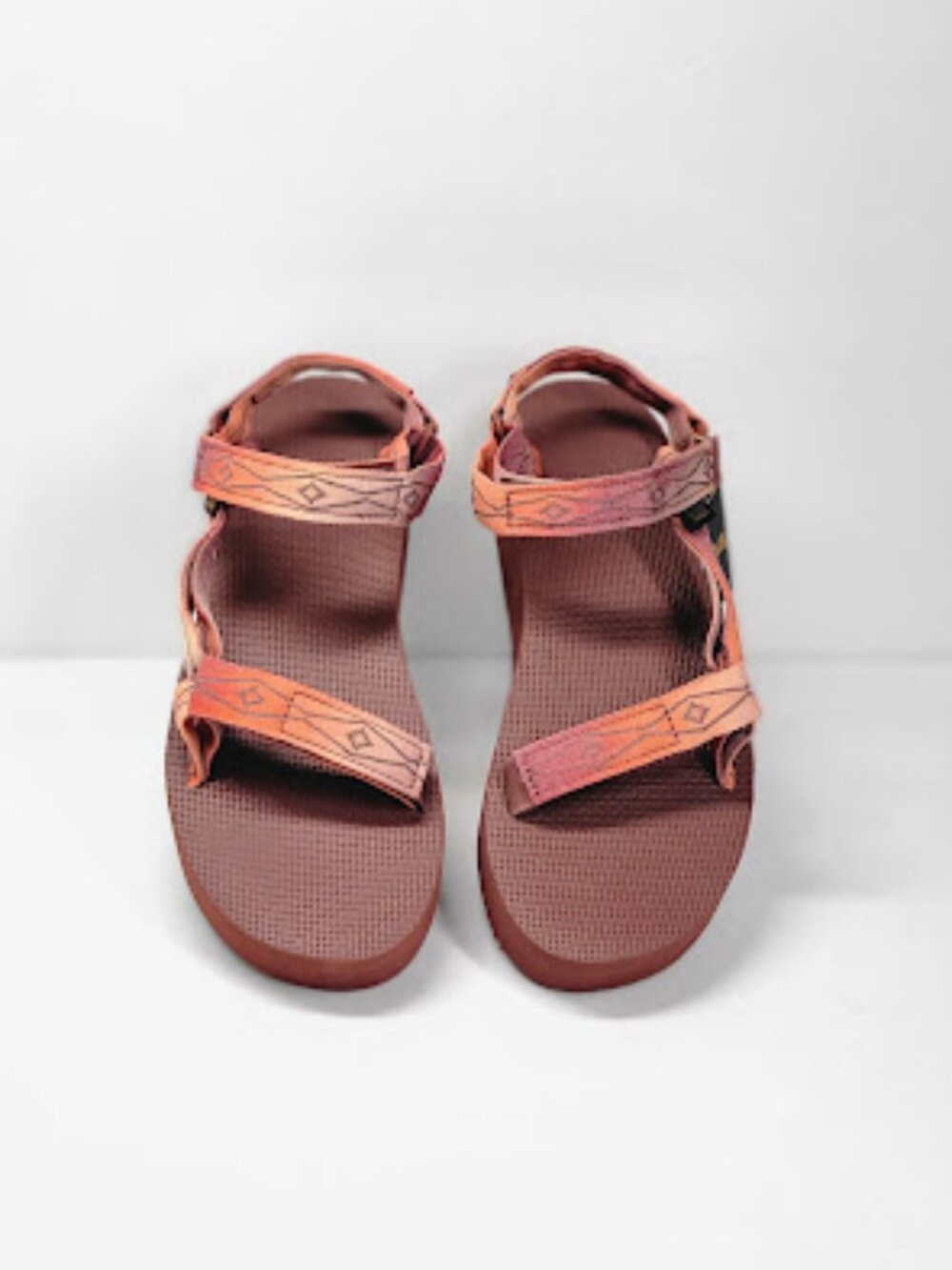 TEVA Flatform Universal Sunscape Sandals Women’s Sz 10 Pink Orange Platform NWT - Picture 2 of 10